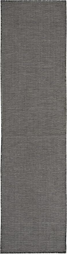Nourison Home Positano Charcoal 2' x 6' Area Rug - Easy Clean, Non Shedding, Bed Room, Living Room, Dining Room, Kitchen (6' Runner)