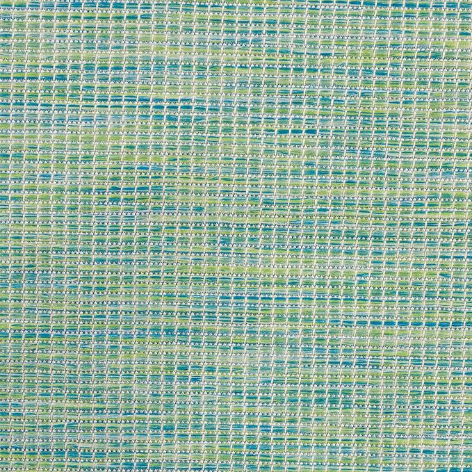 Nourison Home Positano Blue Green 9' x 12' Area Rug - Easy Clean, Non Shedding, Bed Room, Living Room, Dining Room, Kitchen (9' x 12')