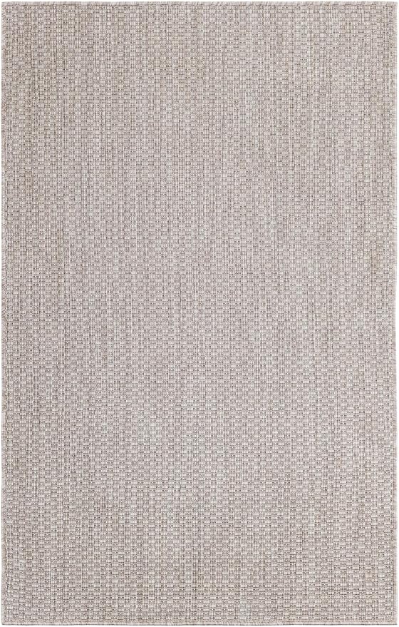 Unique Loom Outdoor Solid Collection Area Rug (3' 3" x 5' 3" Rectangle Beige/Ivory)