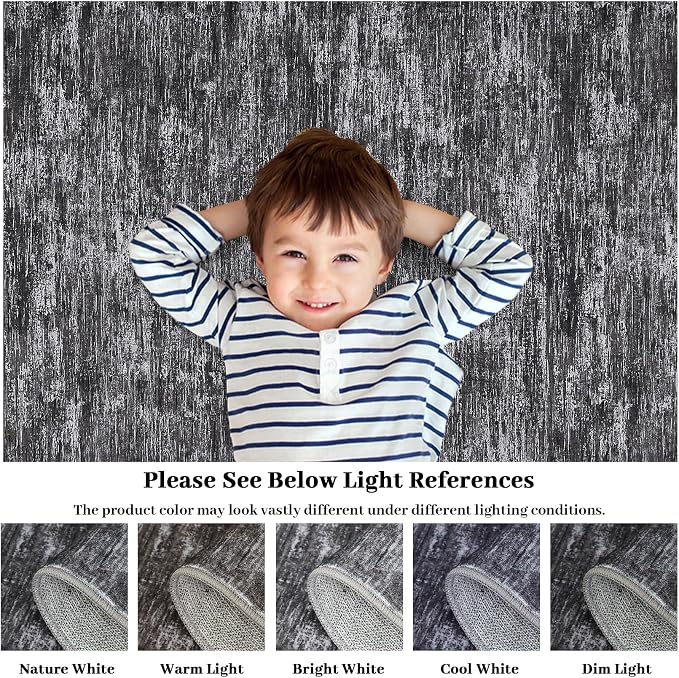 Garvee Hallway Runner Rug 2x6 Solid Color Rug for Bedroom, Dark Grey | Modern Minimalist Machine Washable Non Slip Stain Resistant Foldable Low Pile Non Shedding Rugs for Kitchen Entryway