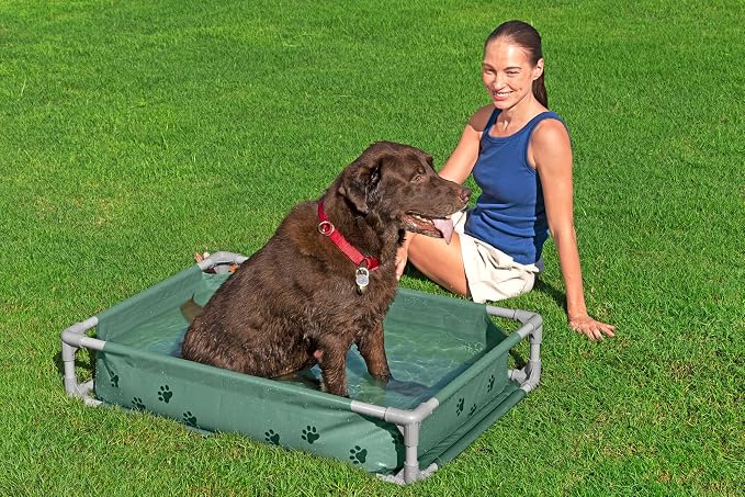40 x 29 x 8 inch/1m x 74cm x 20cm Fetchin Fun Pet Play Pool and Raised Bed