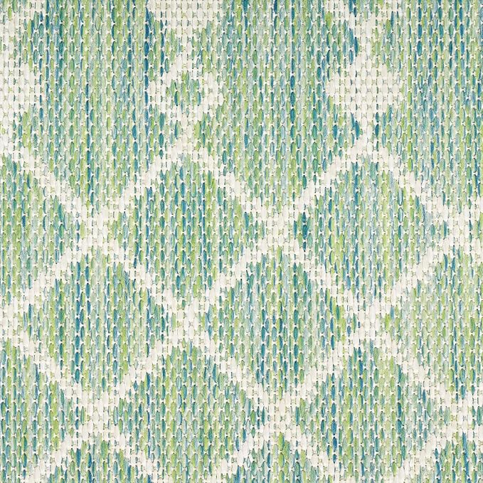 Nourison Home Positano Blue Green 4' x 6' Area Rug - Easy Clean, Non Shedding, Bed Room, Living Room, Dining Room, Kitchen (4' x 6')