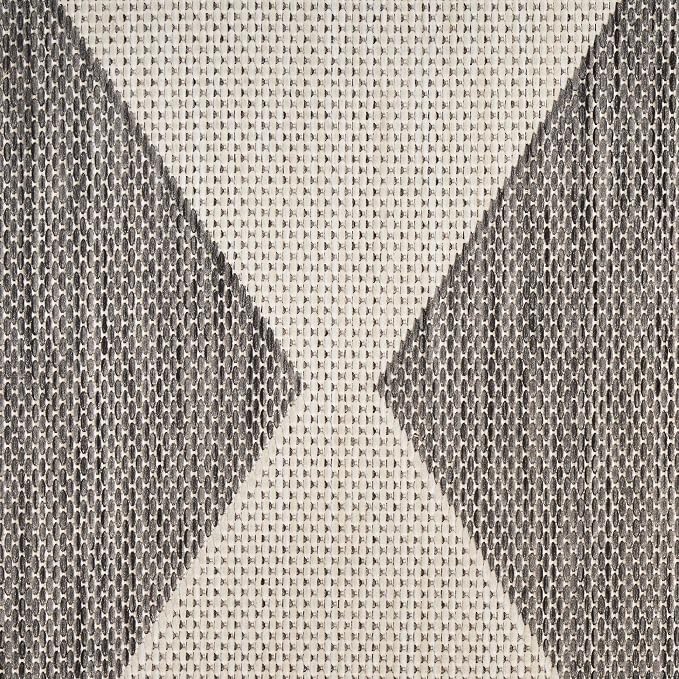 Nourison Home Positano Charcoal 7' x 10' Area Rug - Easy Clean, Non Shedding, Bed Room, Living Room, Dining Room, Kitchen (7' x 10')