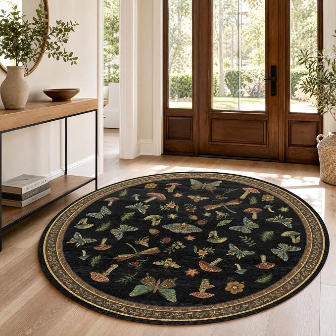 ROYHOME Mushroom Rug