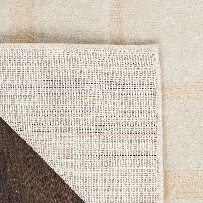 Nourison Home Nourison Essentials Ivory Gold 10' x 14' Area Rug - Easy Clean, Non Shedding, Bed Room, Living Room, Dining Room, Kitchen (10' x 14')