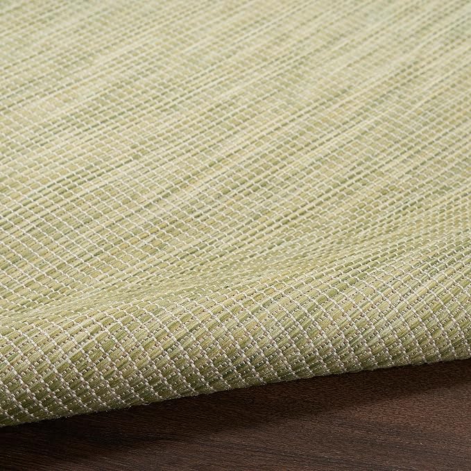 Nourison Home Positano Green 7' x 10' Area Rug - Easy Clean, Non Shedding, Bed Room, Living Room, Dining Room, Kitchen (7' x 10')