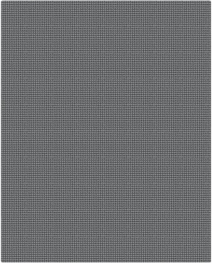 KOZYFLY Washable 4x5 Entry Woven Area Rug, Braided Throw Rugs for Entryway, Non Slip Door Mat Indoor Entrance, Flatweave Carpet for Foyer, Bedroom, Dining, Office, Grey/Dark Grey