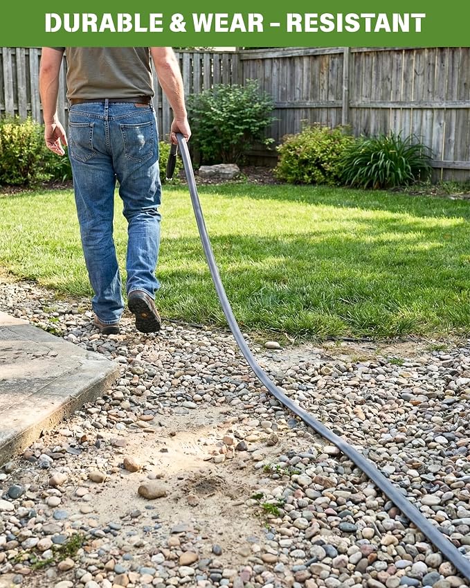 Flexible Garden Hose 50FT, Lightweight Water Hose, Kink and Burst-Resistant for Lawns Gardening RV and Outdoor Watering, 5/8 inch