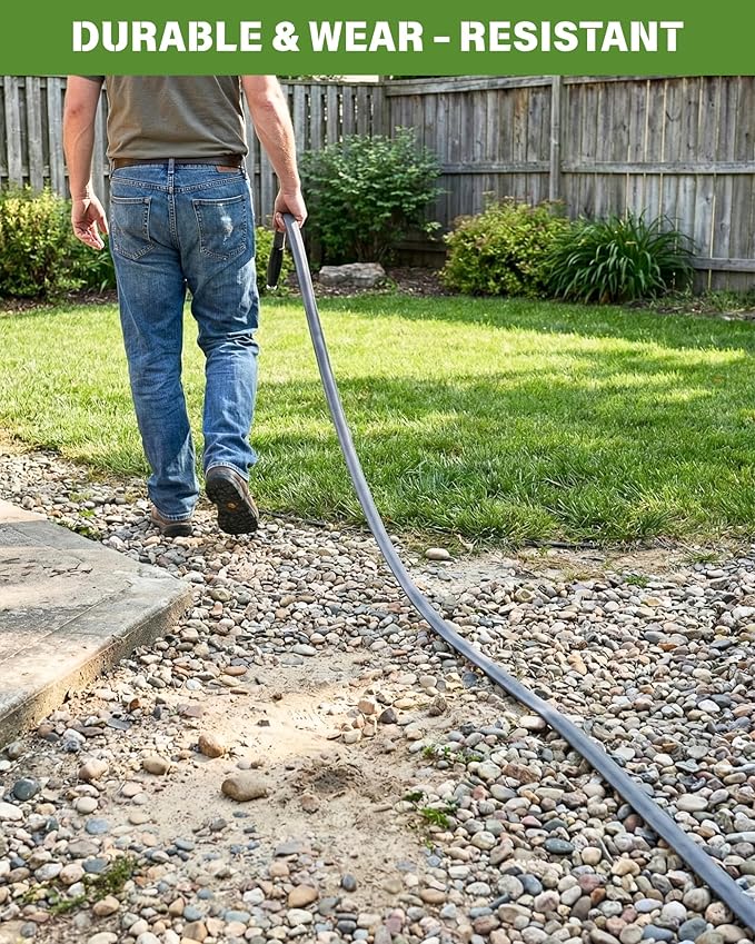 Flexible Garden Hose 25FT, Ultra Light weight and Kink Resistant Water Hose for Outdoor, Heavy Duty for Yard Gardening Watering, 5/8 inch
