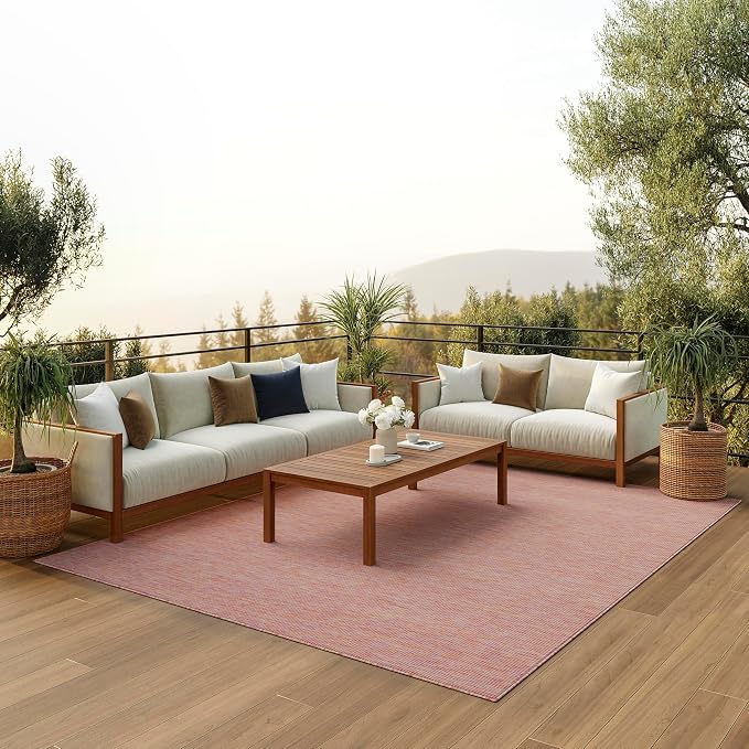 Nourison Home Positano Rainbow 10' x 14' Area Rug - Easy Clean, Non Shedding, Bed Room, Living Room, Dining Room, Kitchen (10' x 14')
