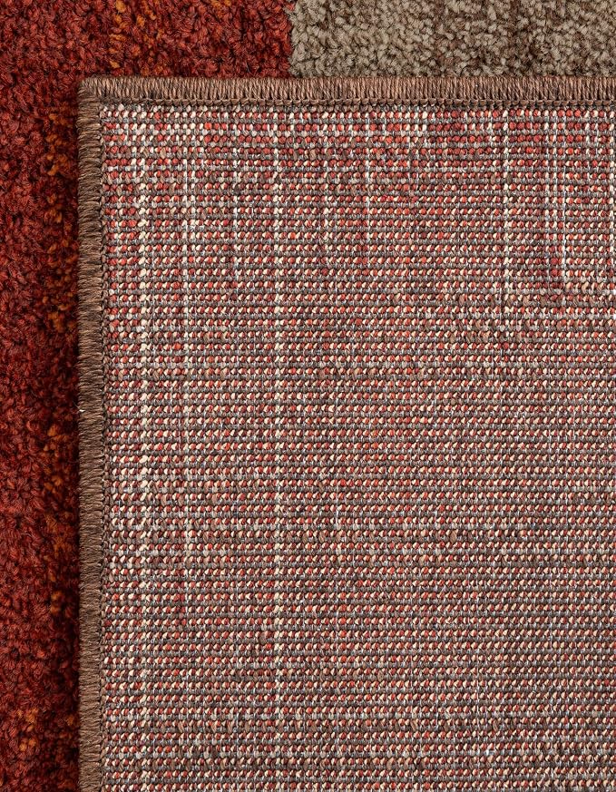 Unique Loom Autumn Collection Area Rug - Providence (4' 1" x 6' 1" Rectangle, Multi/ Beige)