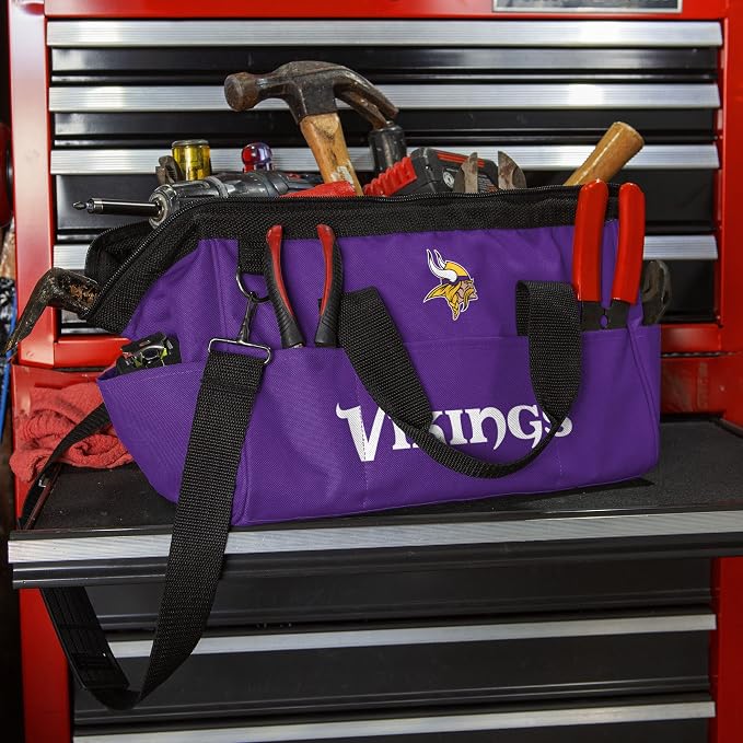 FOCO NFL unisex-adult NFL Team Logo Tool Bag