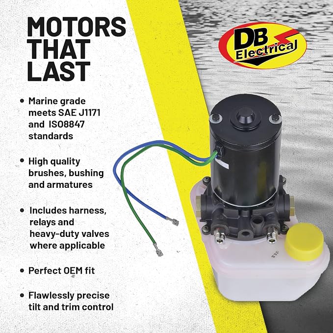 DB Electrical 430-22106 Tilt And Trim Motor Compatible With/Replacement For Power Pole Pro, Pump Pro-F 4-6819