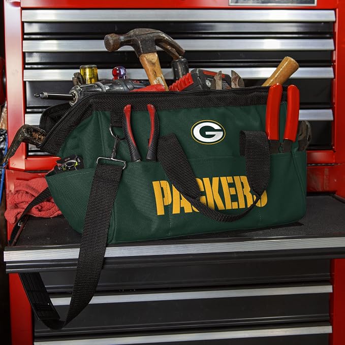FOCO NFL unisex-adult NFL Team Logo Tool Bag