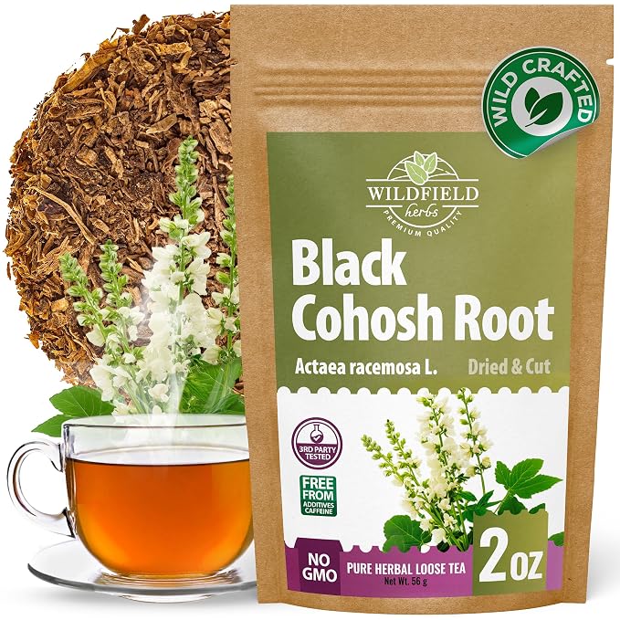 2 oz. Black Cohosh Tea Black Cohosh Root Herbal Tea (Actaea Racemosa) - 56g