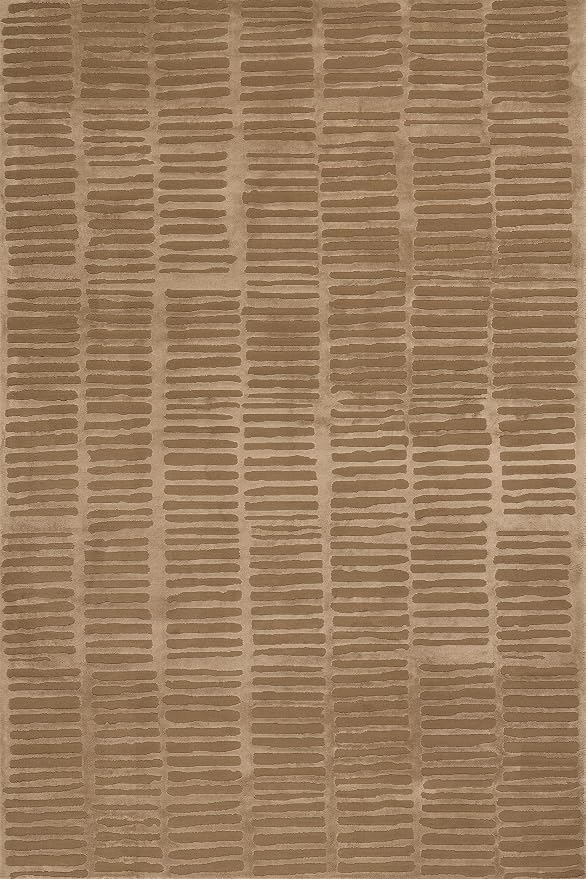 nuLOOM Kailani Sand Abstract Washable Area Rug, 5' x 8' | Nuloom Kailani Abstract 5' x 8' Machine Washable Area Rug for Living Room Bedroom Dining Room, Sand