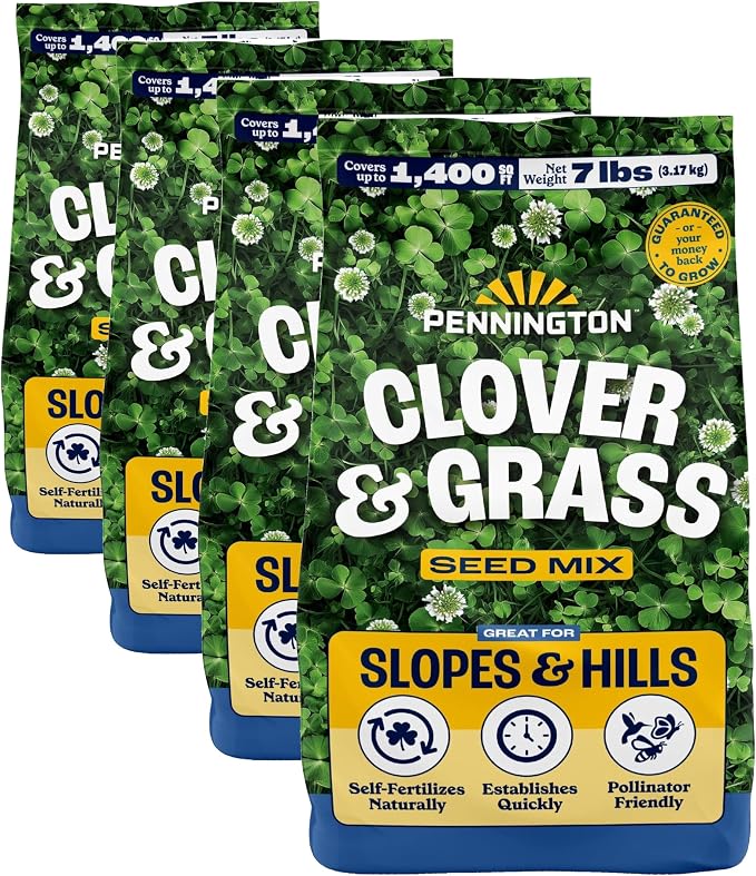 Pennington Clover and Grass Mix 7 lb (Pack of 4)