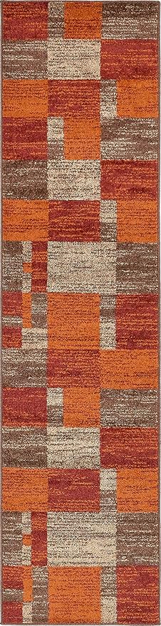 Unique Loom Autumn Collection Area Rug - Providence (2' 7" x 10' Runner, Multi/ Beige)