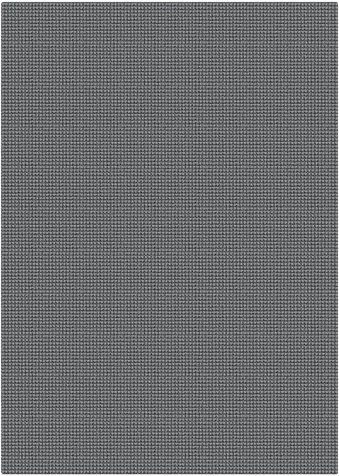 KOZYFLY Washable 5x7 Living Room Rug, Non Slip Woven Area Rugs, Braided Floor Carpet for Entryway, Kitchen, Bedroom, Dining Room, Office, Cotton Rug Indoor Decor, Grey/Dark Grey