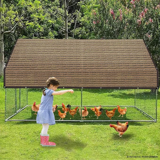 80% Shade Cloth -4x16FT Sunblock Net with Grommet,Lightweight and Durable UV Protection,Shade Cloth for Garden Patio Pergola Balcony Plants Greenhouse Dog Kennel Chicken Coop Outdoor