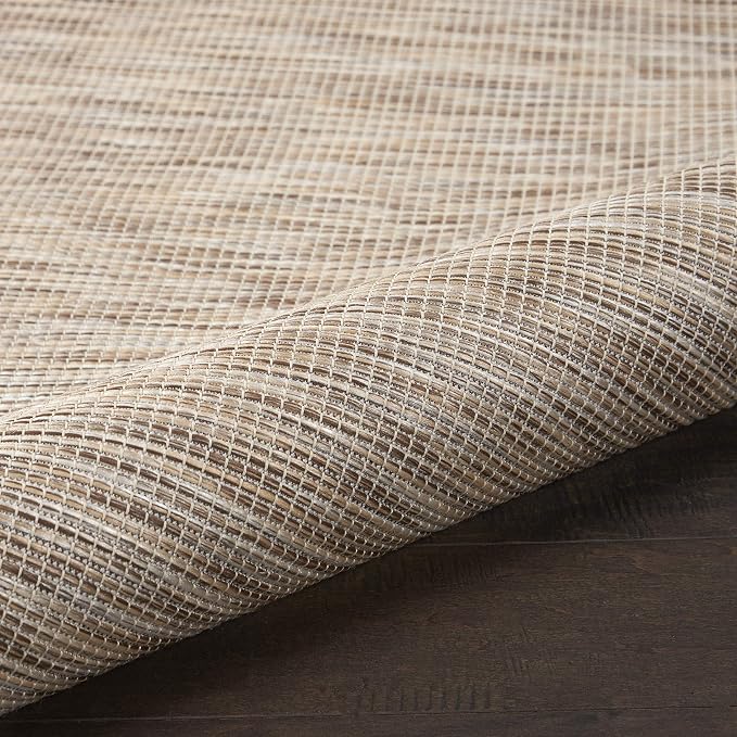 Nourison Home Positano Beige 2'2" x 12' Area Rug - Easy Clean, Non Shedding, Bed Room, Living Room, Dining Room, Kitchen (12' Runner)