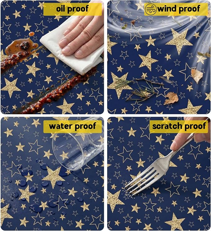 Picnic Table Cover with Bench Covers Waterproof Campsite Tablecloth Patio Camp Backyard Camping Kitchen Essentials Accessories Supplies Rv Cabin Gear Acampar Must Haves Table Cloth Camper Women Gifts