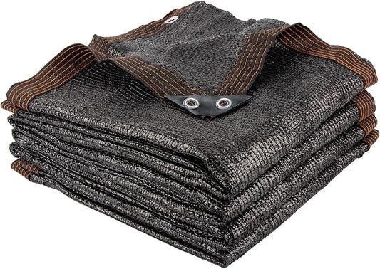 40% 20 X 48 FT Black Shade Cloth, Outdoor Woven Sun Shade with Grommets, Durable Breathable Netting Shading Antifreezing for Patio, Garden, DIY Home, Plants Cover, Greenhouse, Dog Kennel