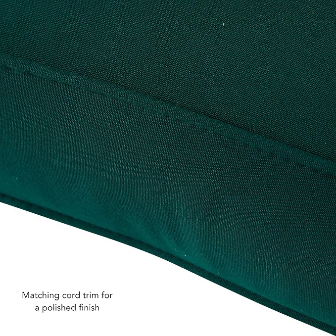 Greendale Home Fashions Outdoor 2-Piece Sunbrella Premium Deep Seat Cushion Set, Canva Forest
