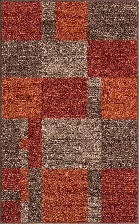 Unique Loom Autumn Collection Area Rug - Providence (3' 3" x 5' 3" Rectangle, Multi/ Beige)