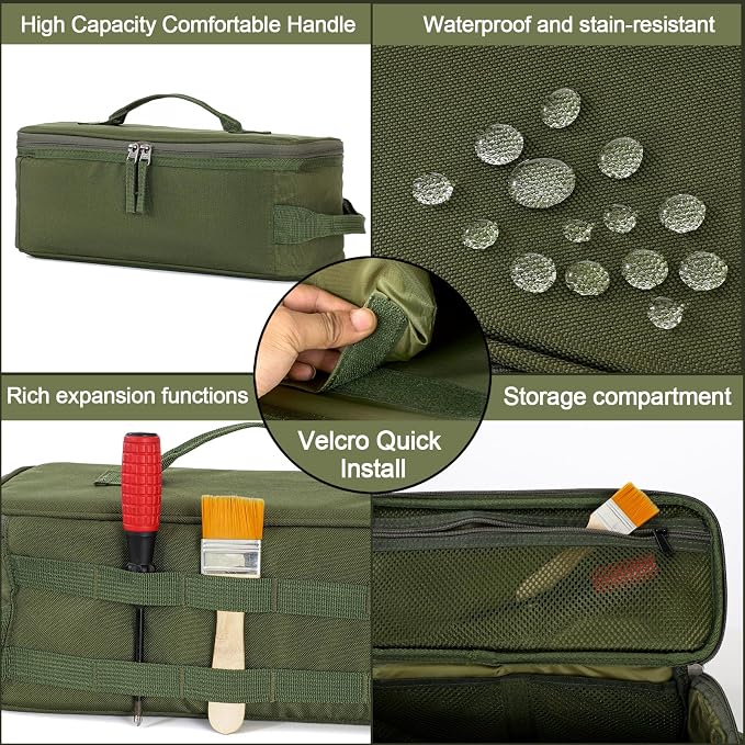 6L Camping Storage Bag, Tactical Camping Storage Bag | 600D is durable, waterproof, Suitable for camping, traveling, picnicking