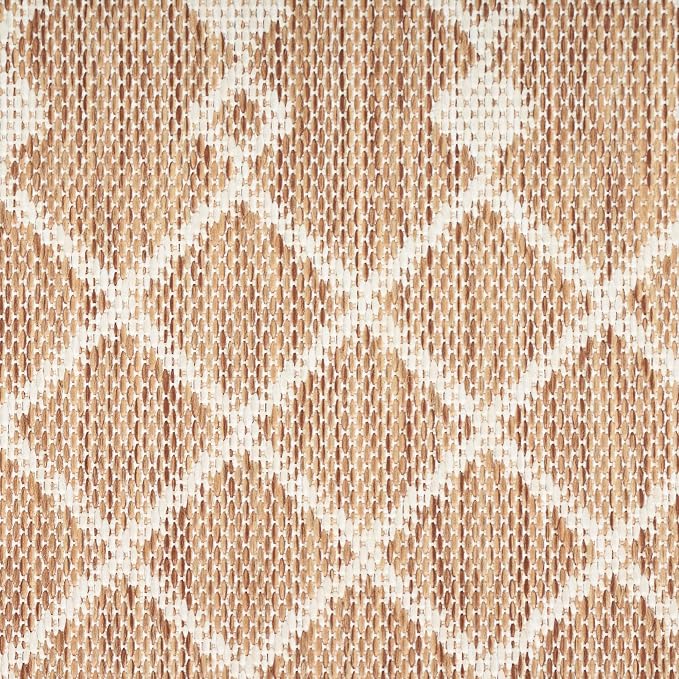 Nourison Home Positano Jute 4' x 6' Area Rug - Easy Clean, Non Shedding, Bed Room, Living Room, Dining Room, Kitchen (4' x 6')