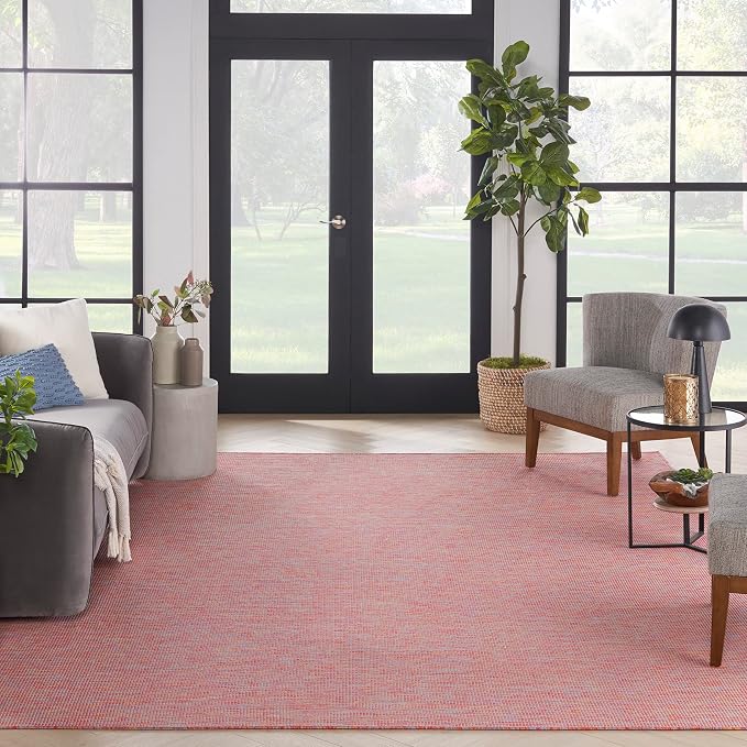 Nourison Home Positano Rainbow 10' x 14' Area Rug - Easy Clean, Non Shedding, Bed Room, Living Room, Dining Room, Kitchen (10' x 14')