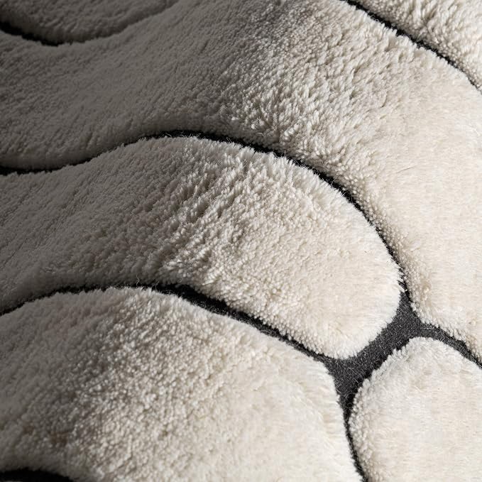 Nuloom Nazco Charcoal Geometric Hand Tufted Area Rug, 9' x 12' | Nuloom Nazco Geometric 9' x 12' Wool Area Rug for Living Room Bedroom Dining Room, Charcoal