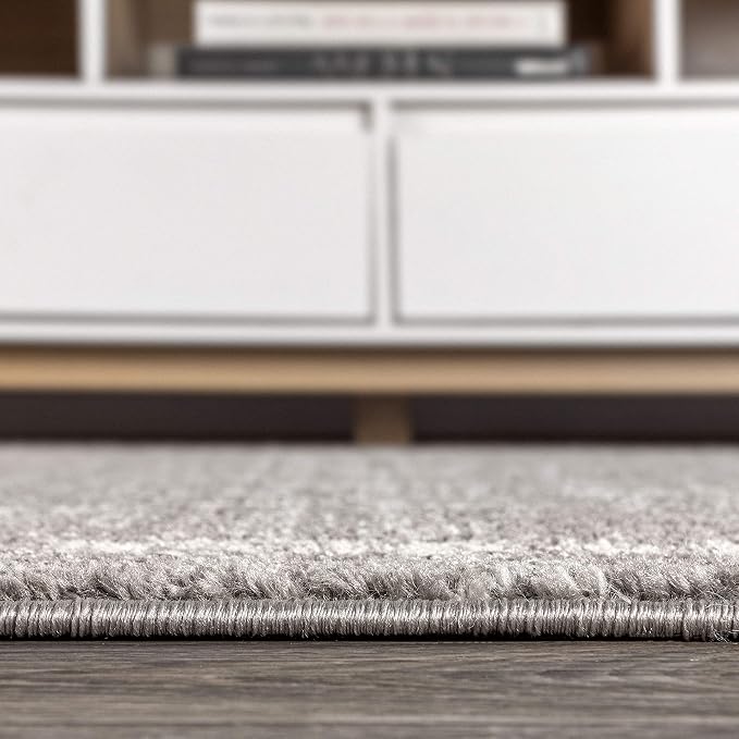JONATHAN Y Zaina Moroccan Beni Souk Gray/Cream Indoor Area Rug, 5x8, Contemporary, Modern, Easy-Cleaning for Living Room, Bedroom, Kitchen, Pet Friendly, Non-Shedding (MOH203C-5)