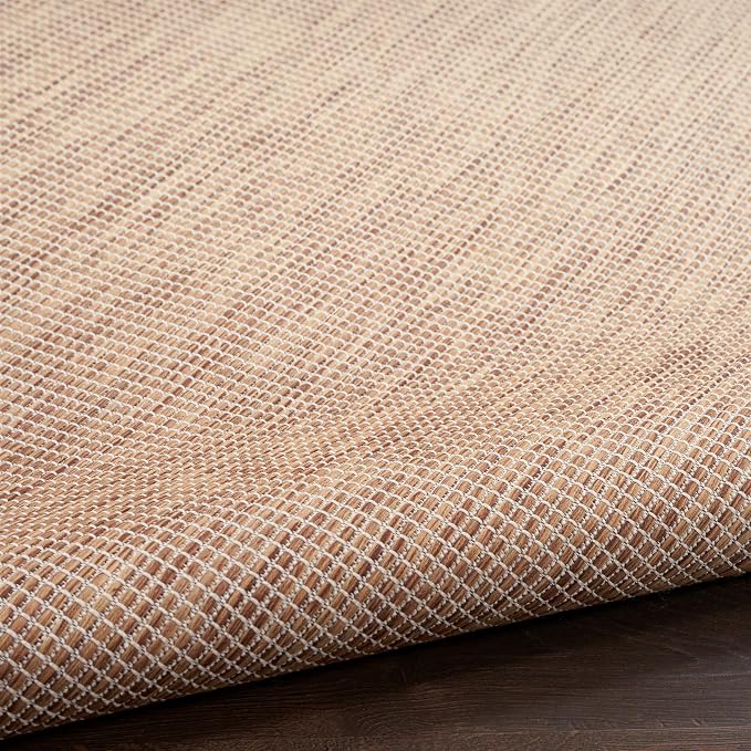 Nourison Home Positano Jute 7' x 10' Area Rug - Easy Clean, Non Shedding, Bed Room, Living Room, Dining Room, Kitchen (7' x 10')