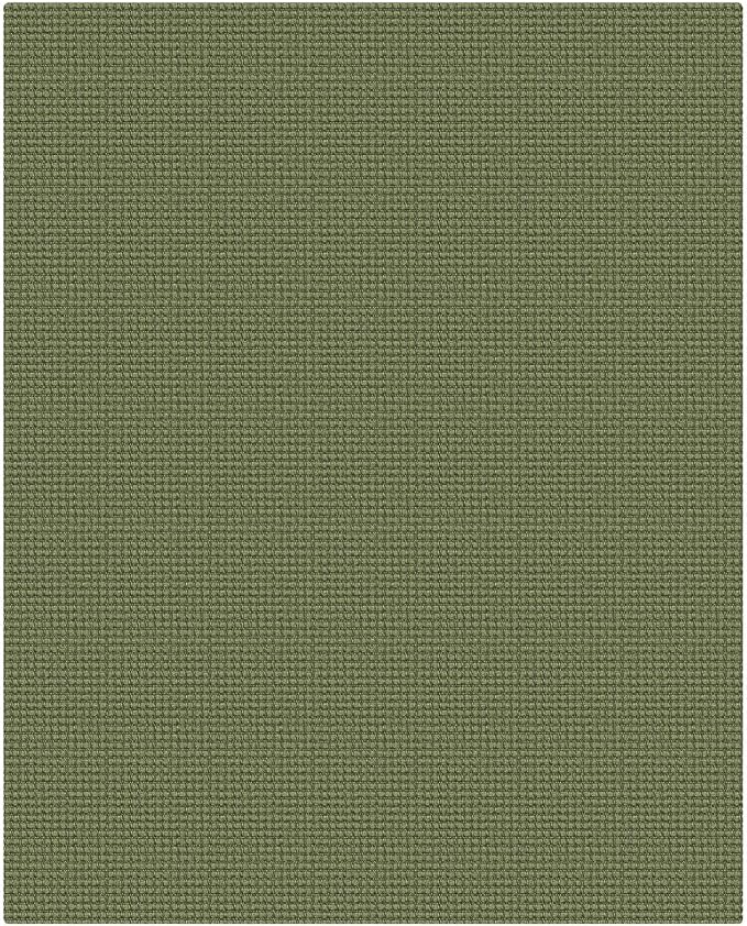KOZYFLY Washable 4x5 Entry Woven Area Rug, Braided Throw Rugs for Entryway, Non Slip Door Mat Indoor Entrance, Flatweave Carpet for Foyer, Bedroom, Dining, Office, Olive Green/Earthy Green