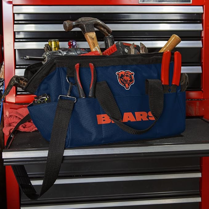 FOCO NFL unisex-adult NFL Team Logo Tool Bag