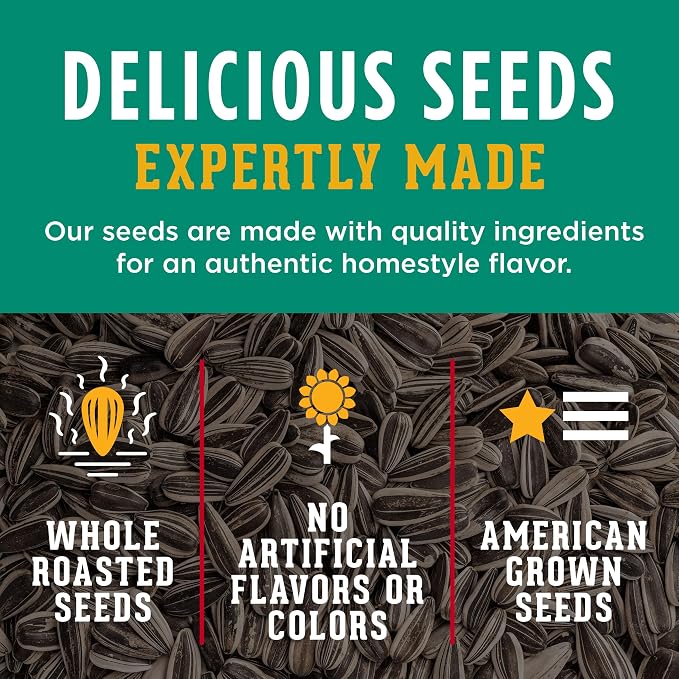 DAVID Roasted and Salted Jumbo Sunflower Seeds, Sour Cream and Onion Flavor, 5.25oz.