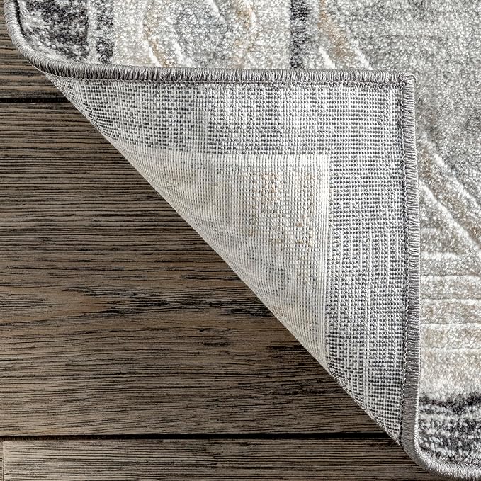 nuLOOM Hunter Tribal 2x3 Accent Rug for Living Room Bedroom Dining Room Entryway Kitchen, Beige/Ivory
