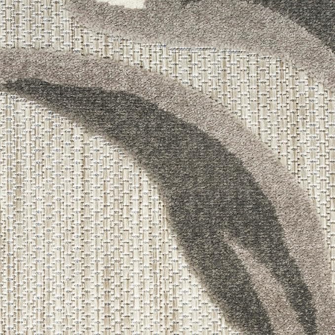Nourison Home Aloha Beige 7' x 10' Area Rug - Easy Clean, Non Shedding, Bed Room, Living Room, Dining Room, Kitchen (7' x 10')