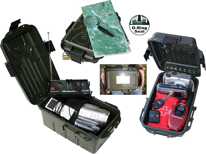 MTM Survivor Dry Box with O-Ring Seal (Forest Green, Large)