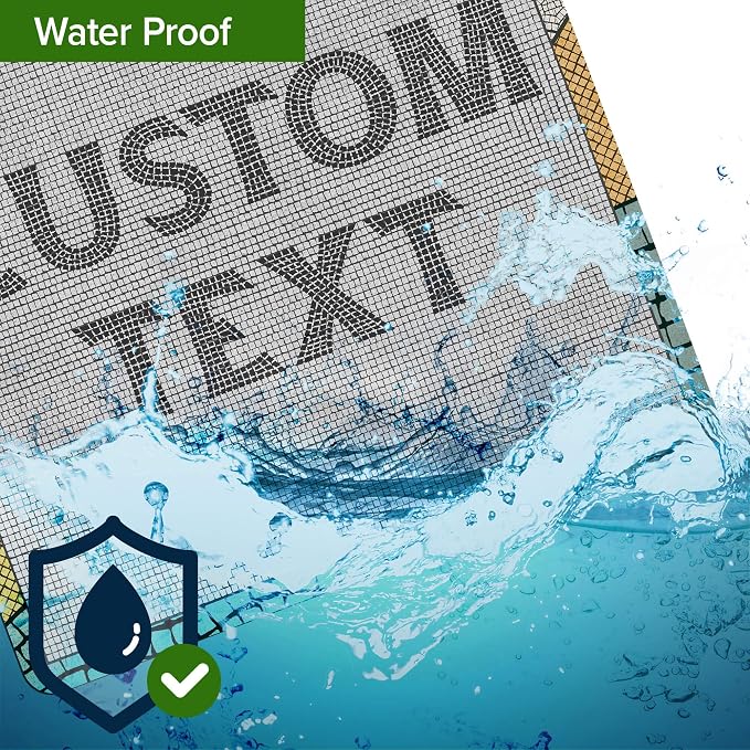 Custom Sign, Custom Street Sign, 11 Font Colors, 13 Font Styles, 4 Hole Options, 22 Sizes, 12x12 Inches, Rust Free DiBound, Fade Resistant, Made in USA by My Sign Center (Fauxsaic 2)