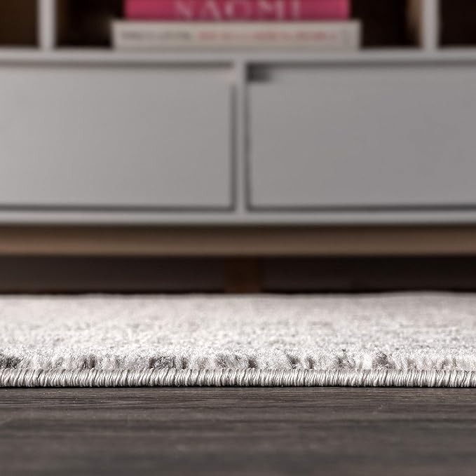 JONATHAN Y Boho Vintage Diamond Cream/Gray Indoor Area Rug 10X14 ft, Moroccan Hype for Living Room, Bedroom, Kitchen, Office, Easy-Cleaning, High Traffic, Pet-Friendly, Non-Shedding (MOH101B-14)
