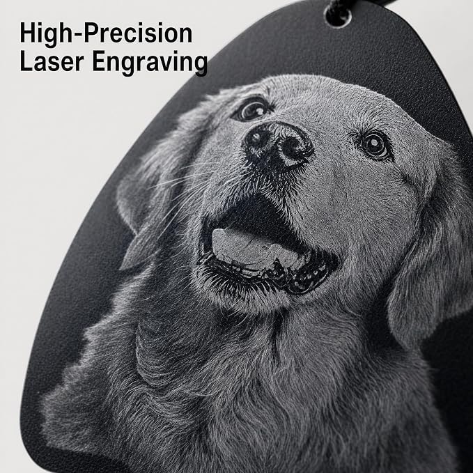 Personalized Sympathy Gift for Loss of Dog, Cat– Custom Pet Memorial Wind Chimes - Laser Engraved with Your Pet's Photo & Name – in Loving Memory, Outdoor Garden Decor