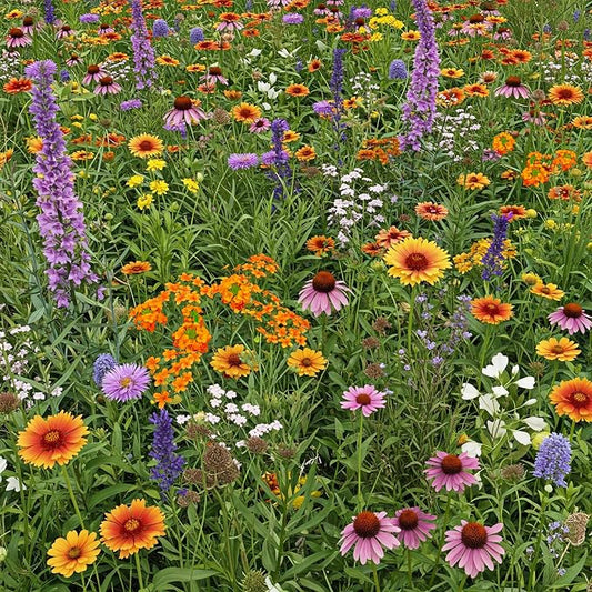 Ferry-Morse Wildflower Seeds - Pollinator & Butterfly Mix, Non-GMO, Native Pollinator Mix - 1 lb