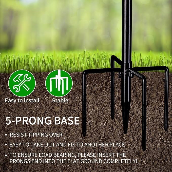 40In Metal Bird Bath for Outdoors,Removable 3" Deep 13" Dia Bowl Heavy-Duty Base,Standing Birdbath Feeder Rust-Proof Birdbaths for Garden Yard Patio Lawn Decor