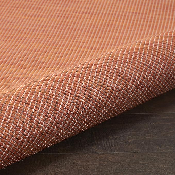 Nourison Home Positano Terracotta 2'2" x 8' Area Rug - Easy Clean, Non Shedding, Bed Room, Living Room, Dining Room, Kitchen (8' Runner)