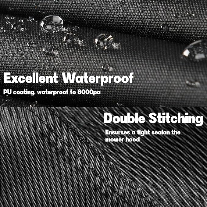 Trimmer Engine Cover Waterproof（3 pack）900D Heavy Duty Trimmer Covers Fits Weed Eater Edger,Pole Saw,Brush Cutters,String trimmers,Weed Eater Covers, Equipment Cover,Black (3)