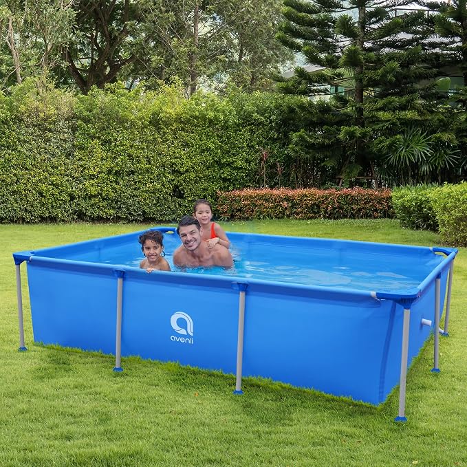 Avenli Rectangular Removable Swimming Pool 258 x 179 x 55 cm
