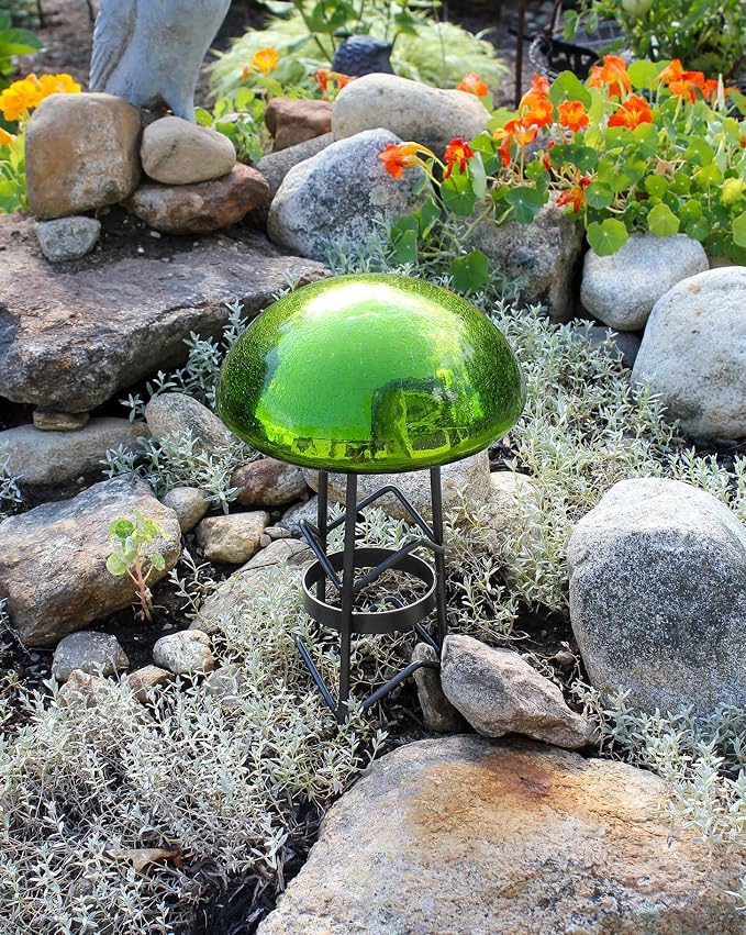 Achla Designs Toadstool, Fern Green